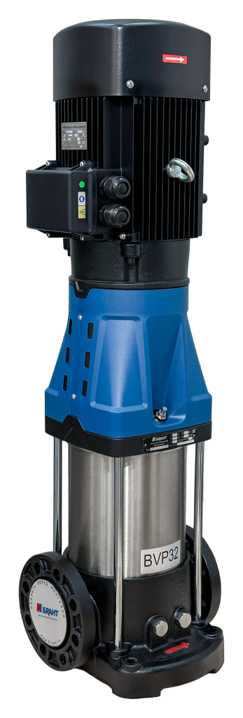 Конструкция насоса серии BVP с обозначением узлов